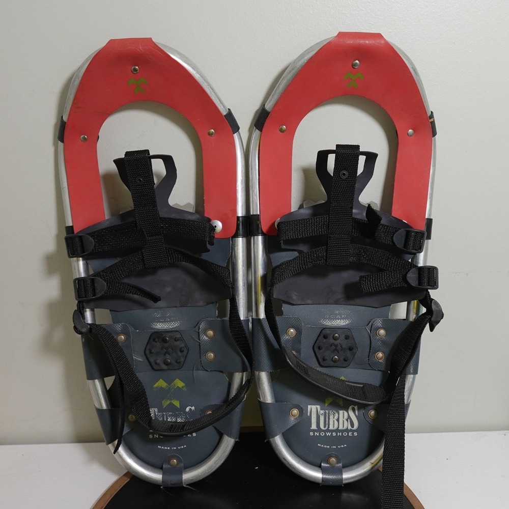 Tubbs Snowshoes Youth 20" Aluminum Frame Red Gray‎ Adjustable Bindings